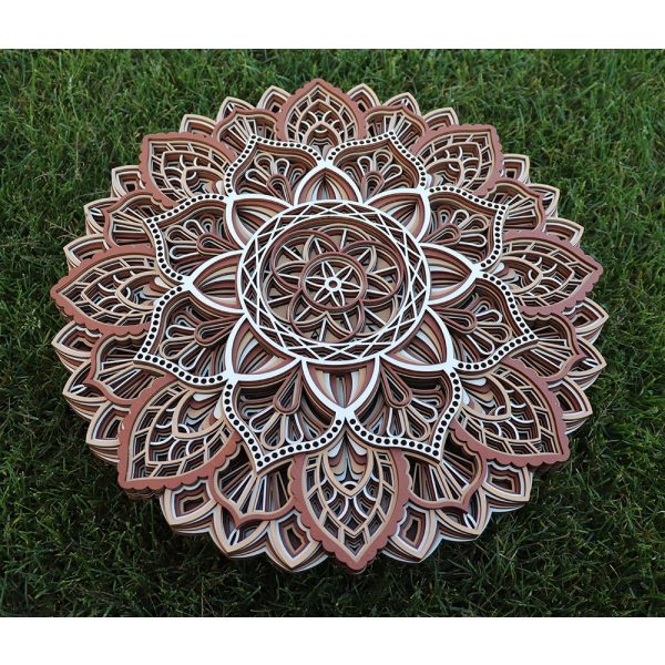 3D drevená mandala 5