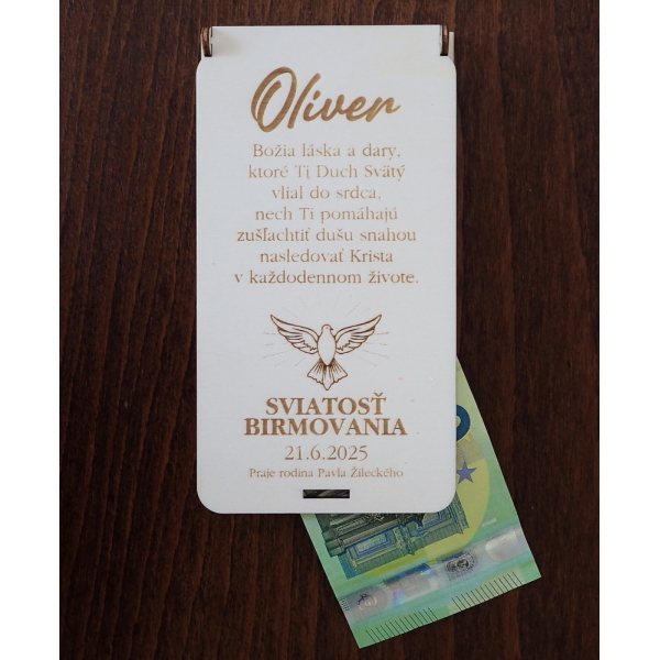 Drevena Krabicka Na Peniaze K Birmovke 4