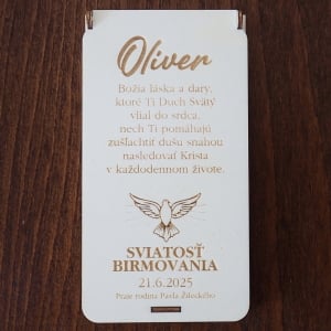 Drevena Krabicka Na Peniaze K Birmovke 5